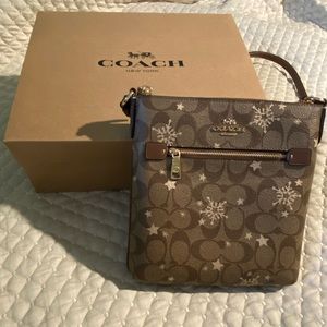 Coach Mini Rowan Bag Stars and Snowflakes